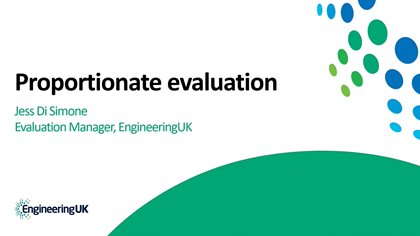 Proportionate Evaluation Screenshot